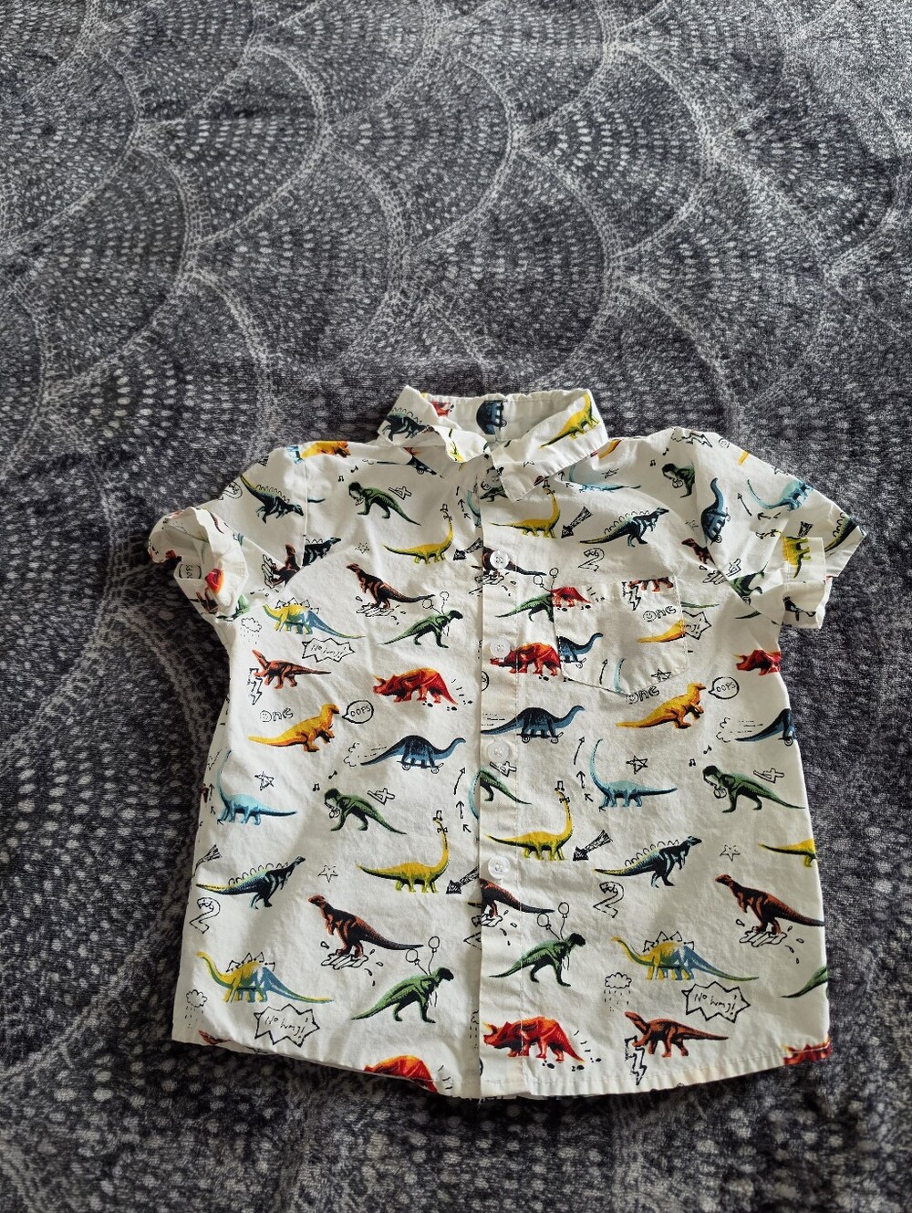 Kids Mixed Pajama & Shirt Bundle with Green Button Cardigan (9 pieces) - Picture 16 of 16